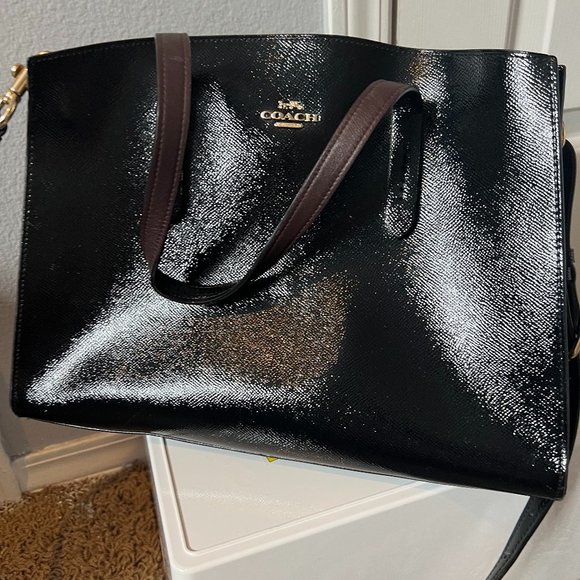 Coach black carryall - Picture 1 of 5